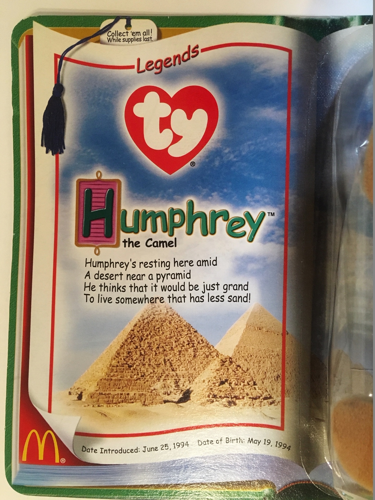 mcdonalds humphrey the camel