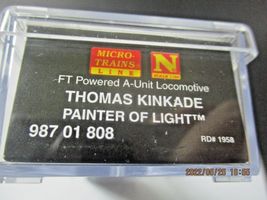 Micro-Trains # 98701808 Thomas Kinkade Painter of Light FT Powered A-Unit (N) image 7