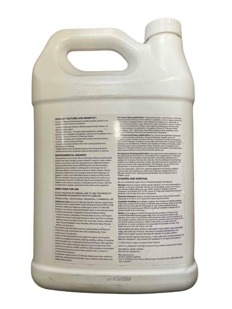 NEW Zoono Z-71 Microbe Shield 1 Gallon and 50 similar items