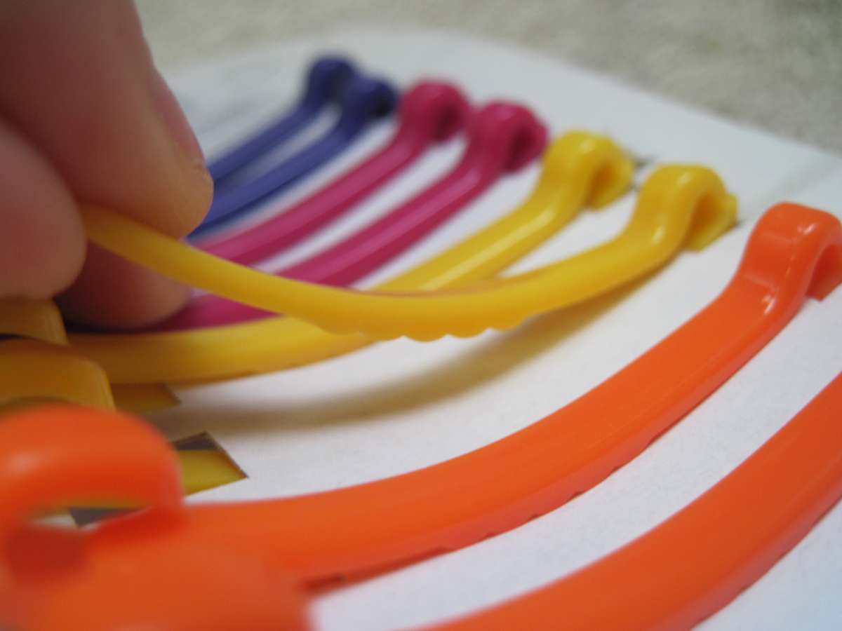 12 Just Basic Pastel All Plastic Hair Barrettes Clips Pins No Metal