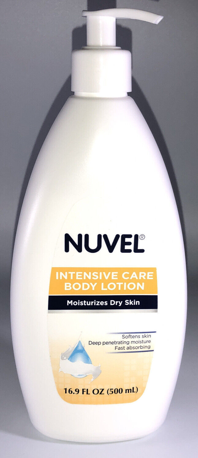 Nuvel Intensive Care Body Lotion Moisturizes Dry Skin New 16.9 Oz Bottle-SHIP24H