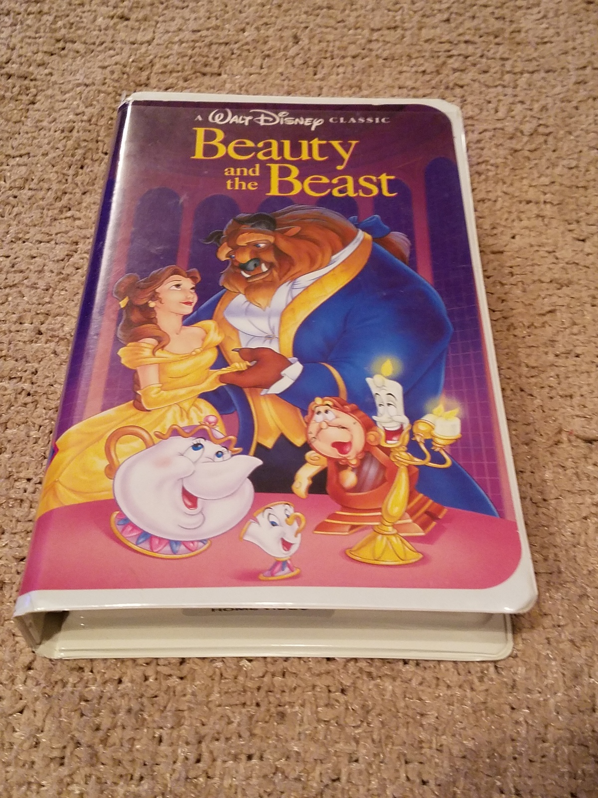 Walt Disney's Beauty and the Beast black diamond edition VHS tape Limited Editions