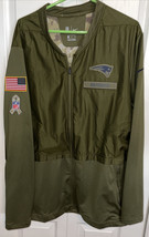 Nike Men’s New England Patriots Salute To Service Full Zip Jacket 3XL NFL - $31.17