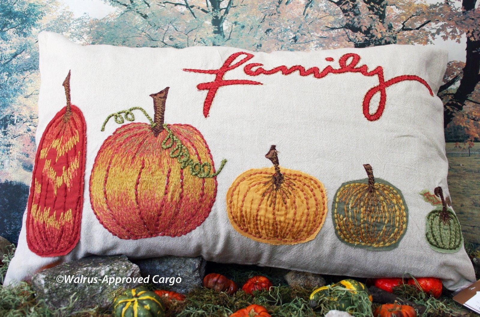 Pottery Barn Family Pumpkin Lumbar Pillow And 17 Similar Items