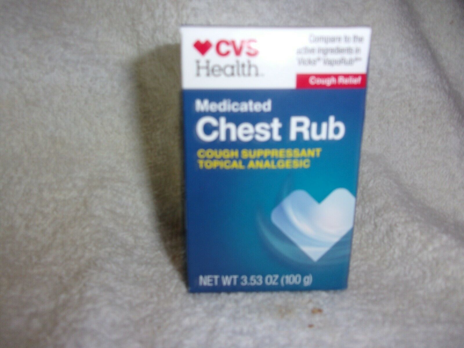 CVS Health Medicated Chest Rub, 3.53 OZ Health Care