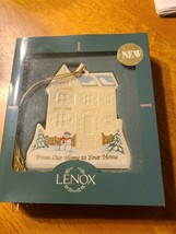 Lenox From Our Home To Your Home Christmas House Ornament 24k Gold Tasse... - $15.00