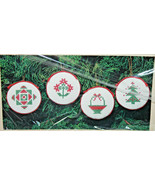CREATIVE CIRCLE 2324 Quilt Block Christmas Ornaments Needle Craft Bob Sh... - $25.82