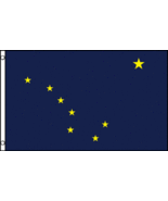 2x3 Alaska Flag 2'x3' House Banner grommets super polyester - $9.24