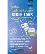 Tabbies U-Create Bible Tabs, Personalize 80 Writable &amp; Inkjet-Friendly T... - $14.99