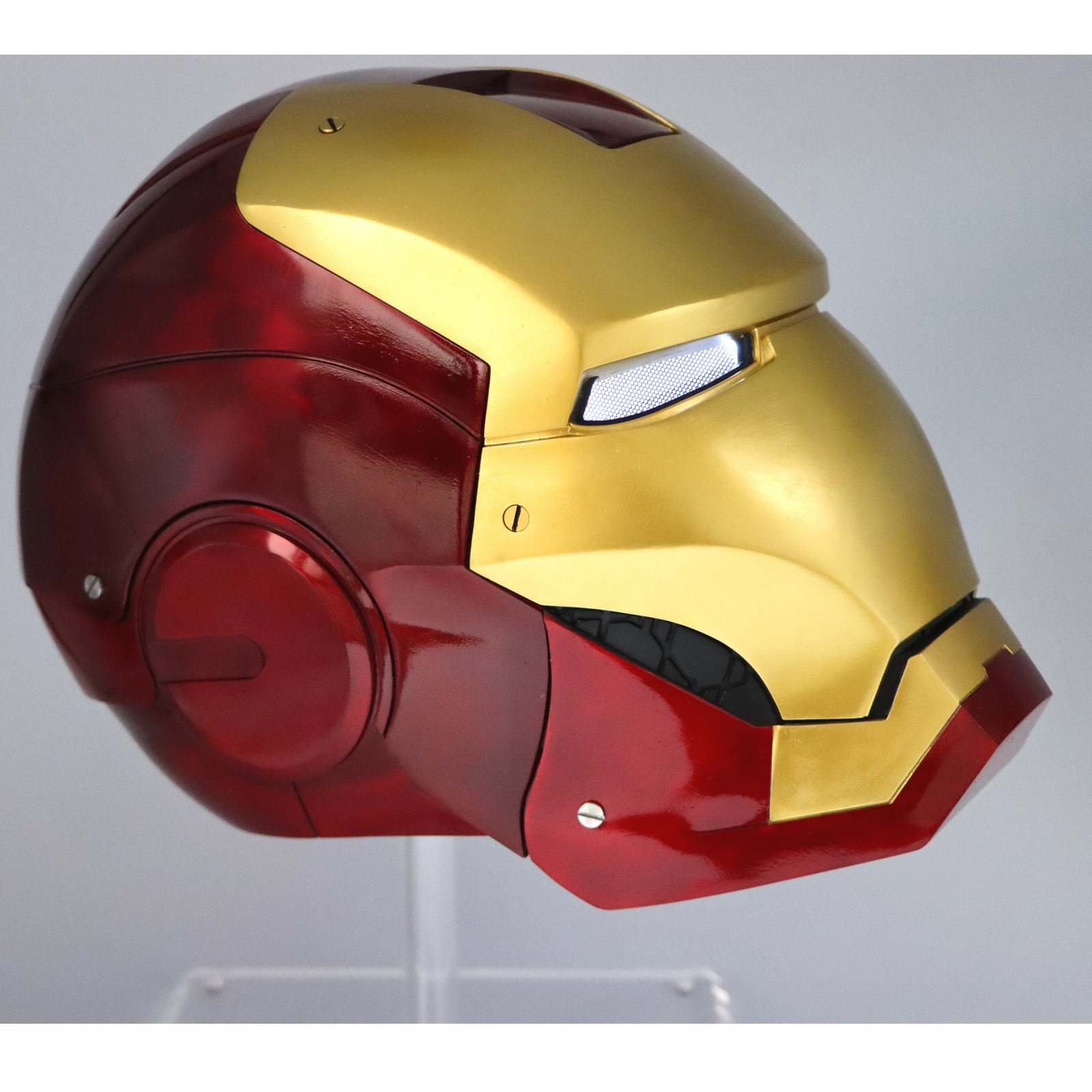 Iron Man Mark 3 Helmet Metal,Marvel Tony Stark Iron Man Cosplay 1:1 Movie Prop