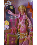 Mattel Barbie Secret Spells Caucasion Collectible Doll 2003 MIB Witch Wicca New - £48.10 GBP
