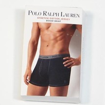 Ralph Lauren Black Stretch Cotton Jersey Boxer Brief Underwear Mens New in Box - $22.49