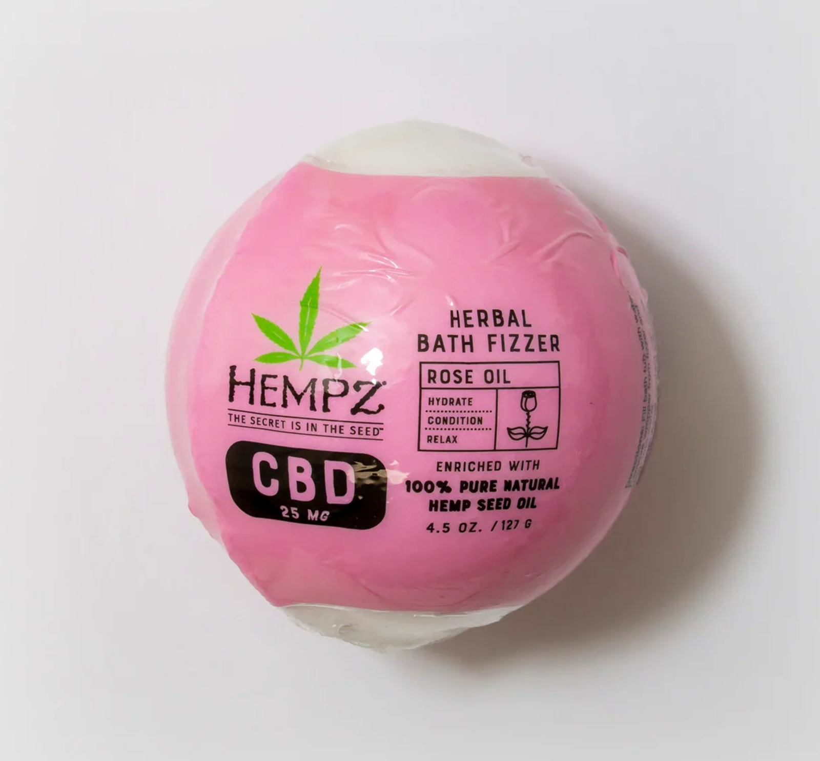 Hempz Aromatherapy Rose Herbal Bath Fizzer Bath Bombs & Fizzies