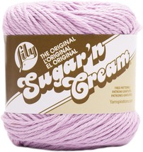 Spinrite Lily Sugar&#39;n Cream Yarn - Solids-Orchid - $6.47