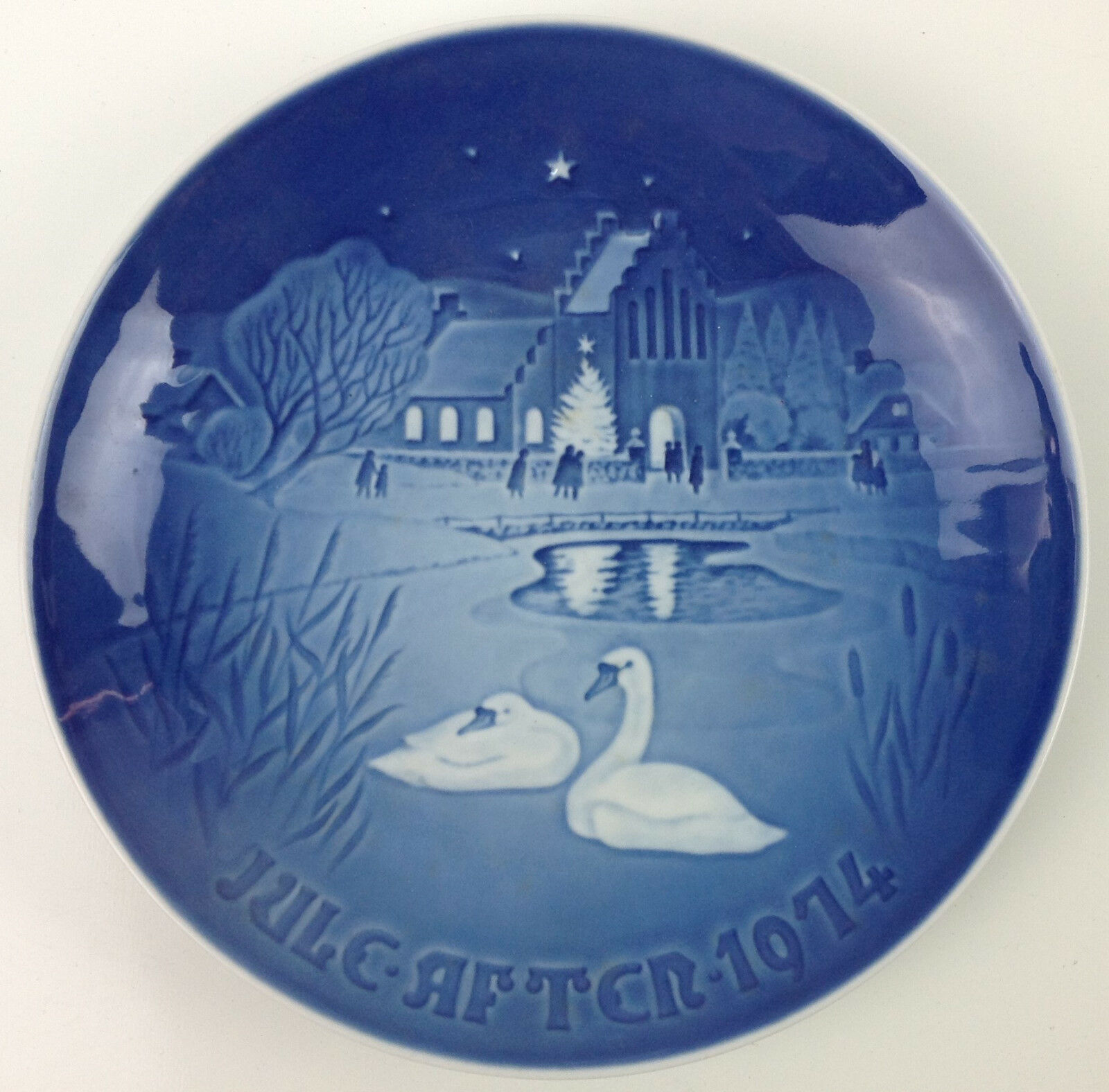1974 B&G Copenhagen 'Christmas in the Village' Collectors Plate | eBay