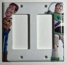 Toy Story Woody Buzz Lightyear Light Switch Outlet wall Cover Plate Home Decor image 10