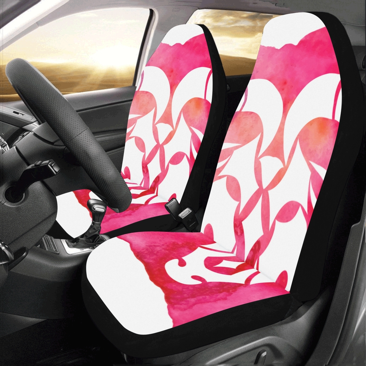 Decorative Aries Zodiac Sign Symbol Universal Fit Auto Drive Car Seat