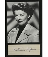 Katharine Hepburn (d. 2003) Signed Autographed Vintage Signature Page Di... - $199.99