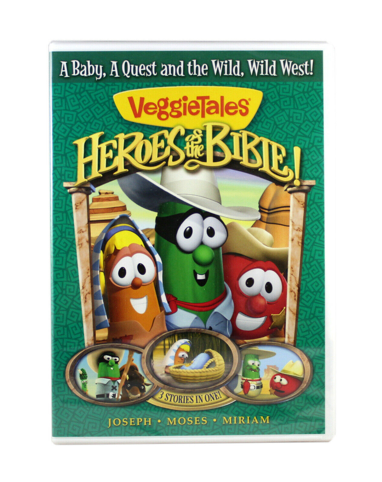 VeggieTales Heroes of the Bible NEW DVD Joseph, Moses and Miriam - DVD ...