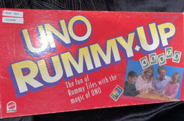 1993 Vintage Mattel UNO Rummy Up Tile Game 100% Complete - $19.79