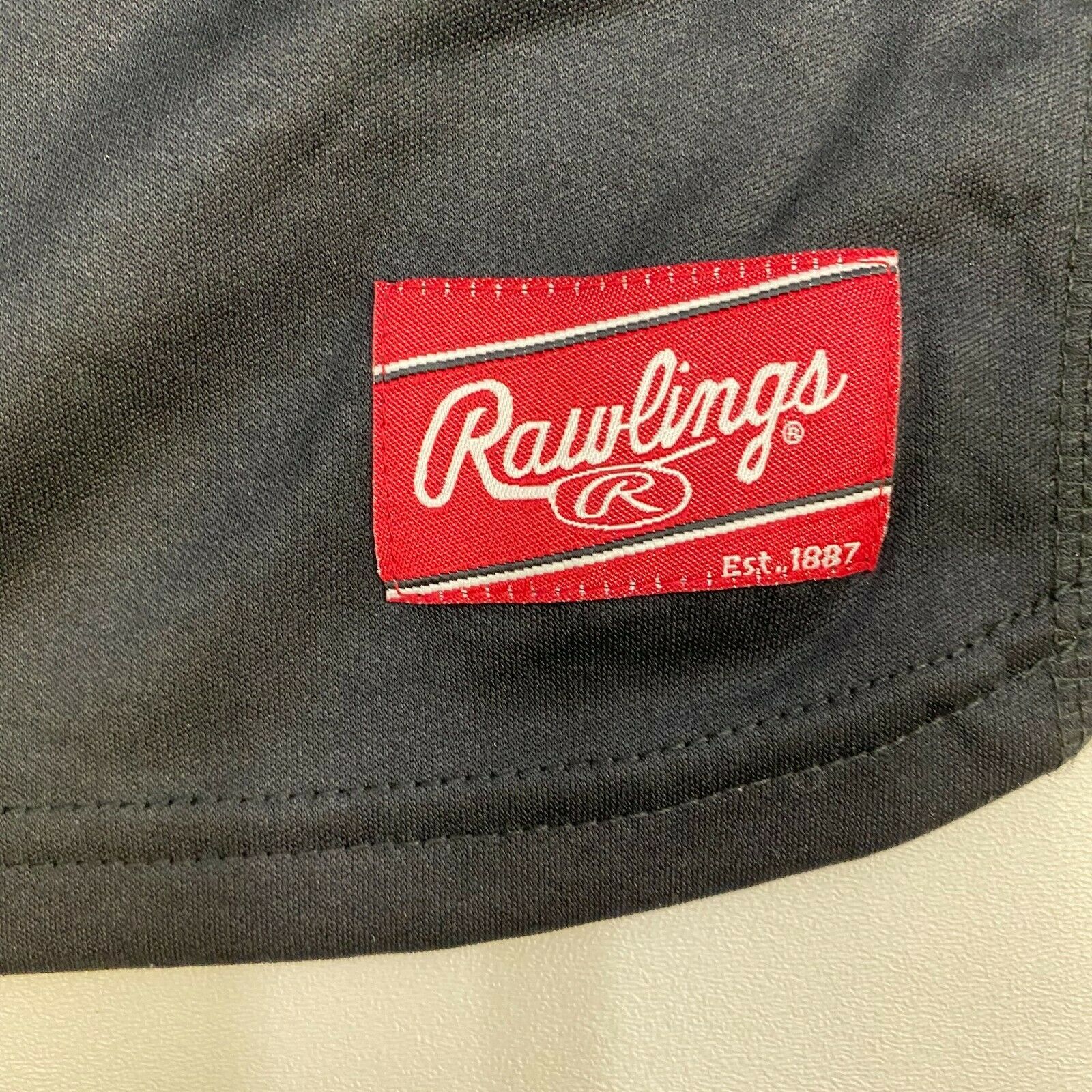 Rawlings Baseball Pullover Warmup Shirt Mens XXL Black Long Sleeve ...