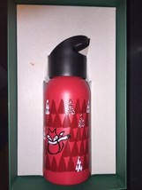 Starbucks Red Fox 12 oz Christmas Water Bottle w/2016 Gift Box Sold Out!! Rare - $39.23