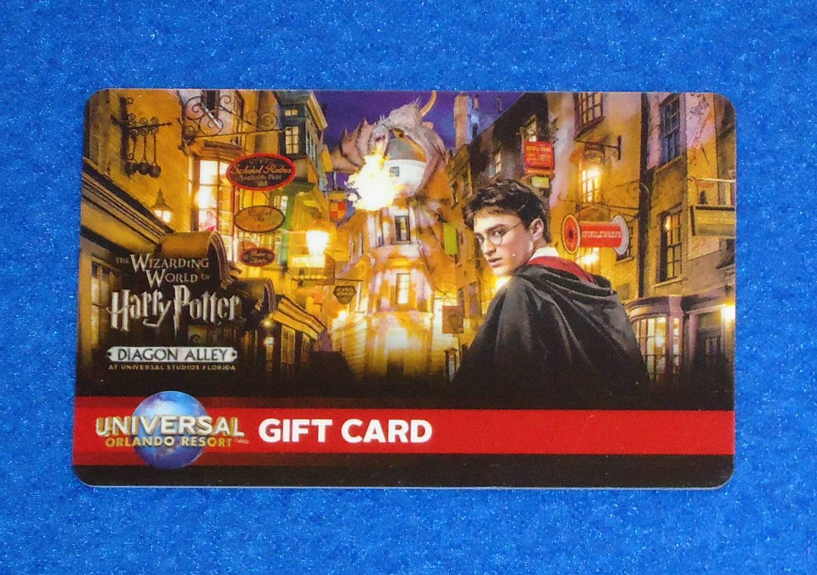 HARRY POTTER IN DIAGON ALLEY UNIVERSAL STUDIOS GIFT CARD SOUVENIR ***NO