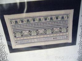 Periwinkle Promises Berry Silver Sampler Cross Stitch Kit  image 2