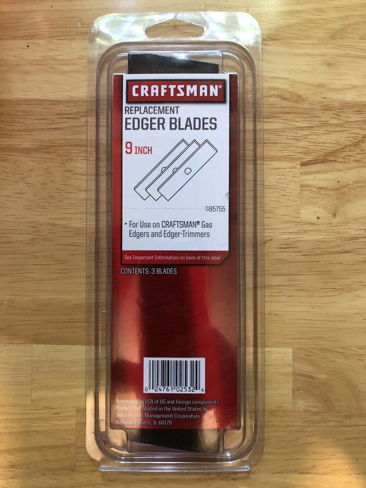 Craftsman Oregon 9 x 2 inch Edger Blade 85755 40-402 3-Pack - Edgers