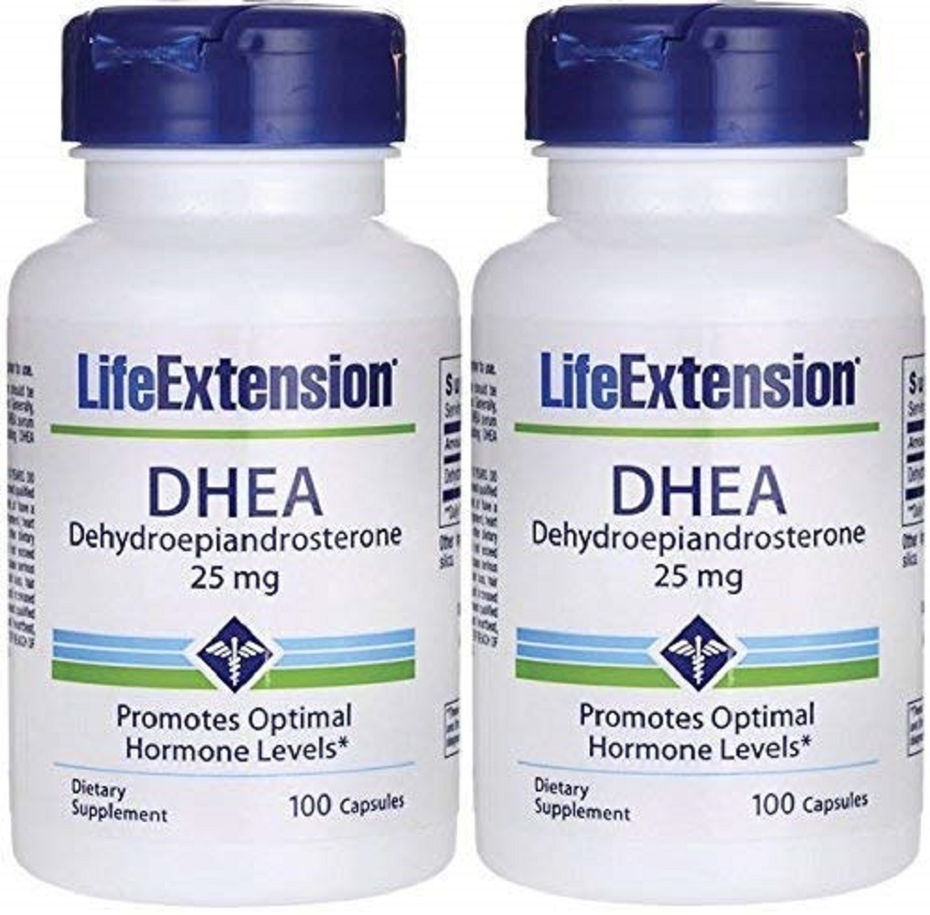Life Extension - Dhea - 25 Mg - 100 Caps (Pack of 2)