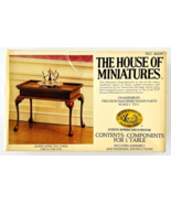 House of Miniatures Kit #40039 1:12 Queen Anne Tea Table C 1740-1750 Dol... - $24.18