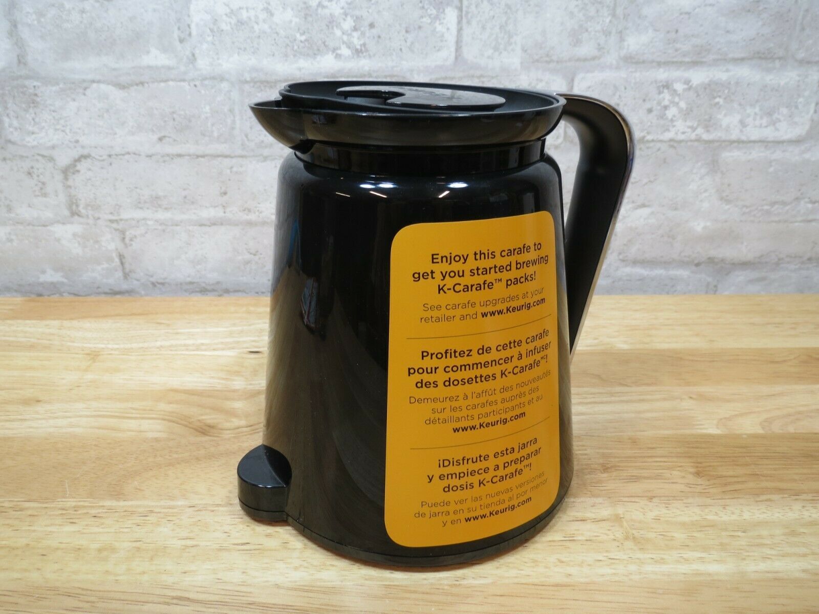 Keurig 2.0 Plastic Carafe 32oz DoubleWalled with EasyPour Handle