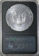 2021 SILVER EAGLE TYPE 1 HERALDIC  NGC MS70 - FIRST DAY OF ISSUE - MERCANTI  image 2