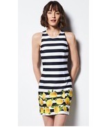 MILLY for DesigNation DRESS Size: 6 (SMALL) NEW Scuba Striped Lemon - $129.00