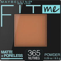 Fit Me Matte + Poreless Powder Makeup, Nutmeg, 0.29 Ounce, Pack of 1 - $24.63