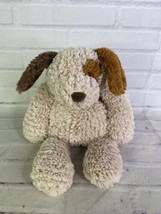 Mary Meyer Dog Puppy Floppy Laying Plush Stuffed Animal Beige Brown Spotted Eye - $64.35