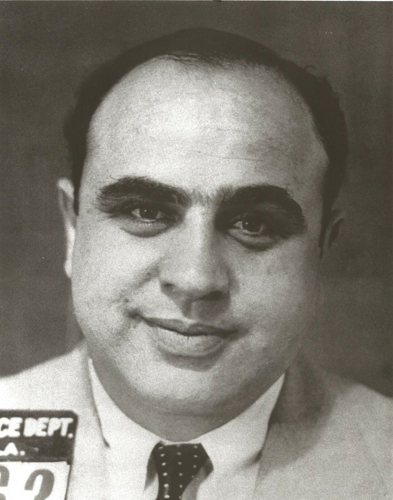 AL CAPONE MUG SHOT 8X10 PHOTO MAFIA ORGANIZED CRIME MOBSTER MOB PICTURE ...