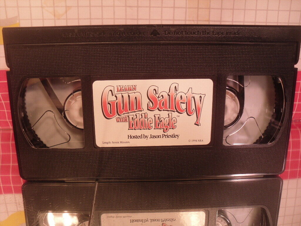 Learn Gun Safety with Eddie Eagle 1994 NRA VHS starring Jason Priestley