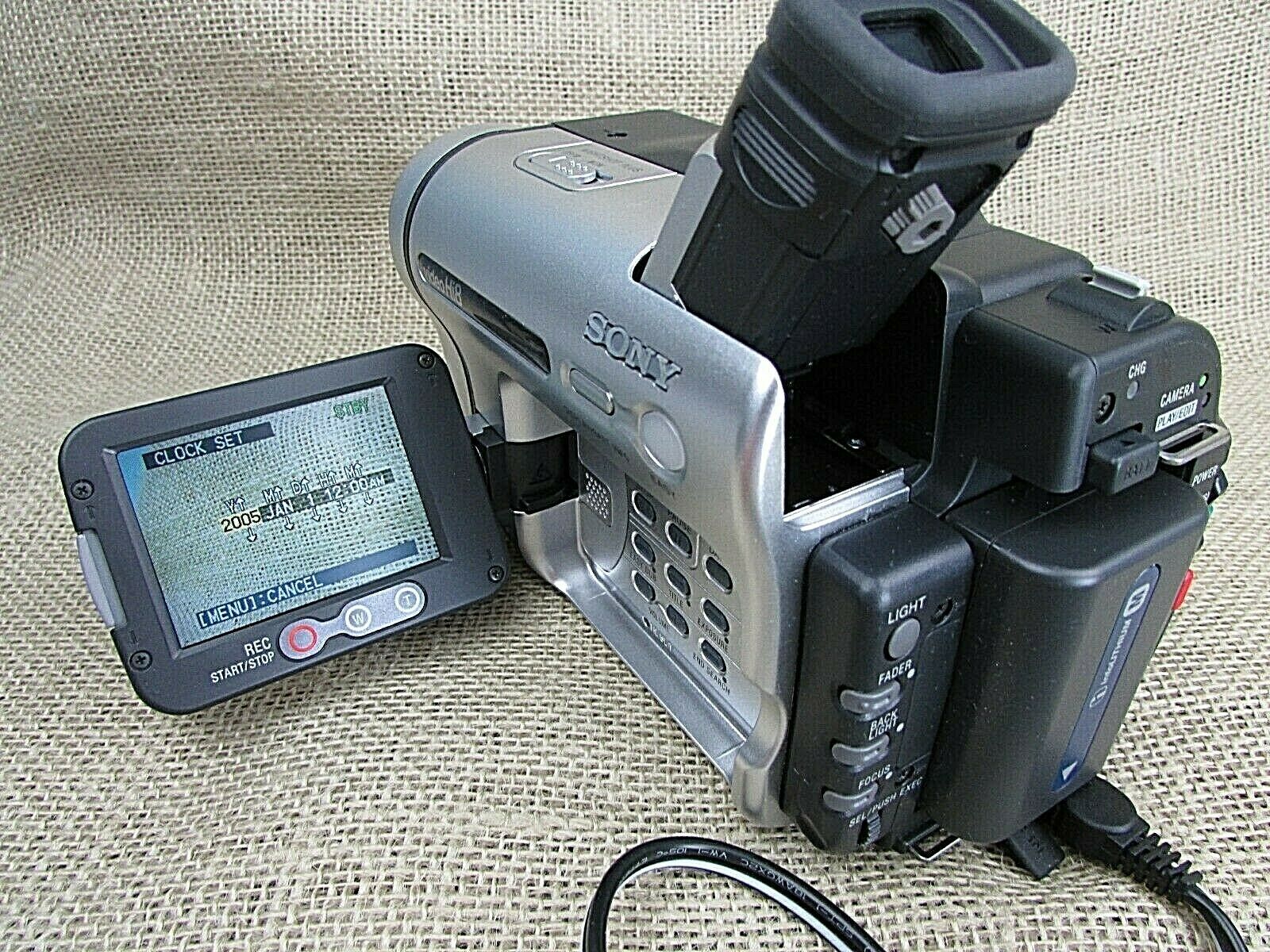 Sony Handycam CCDTRV138 8mm Video8 HI8 Camcorder W/box & instructions
