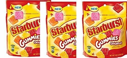 Starburst Gummies Originals Candy Bag, 8 ounce(pack of 3)