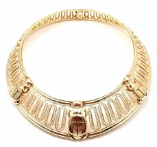 Rare! Authentic Cartier Scarab 18k Yellow Gold 20.72ct Diamond Collar Necklace - $144,900.00