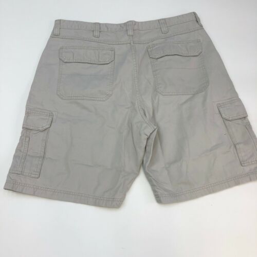 Wrangler Original Cargo Shorts Men's Size 40 Tan Casual Flat Front ...
