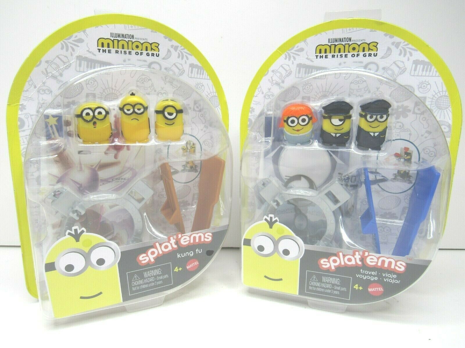 Details about   NEW Minions Rise Of The Guru Splat 'Ems Kit Kung Fu & Travel 