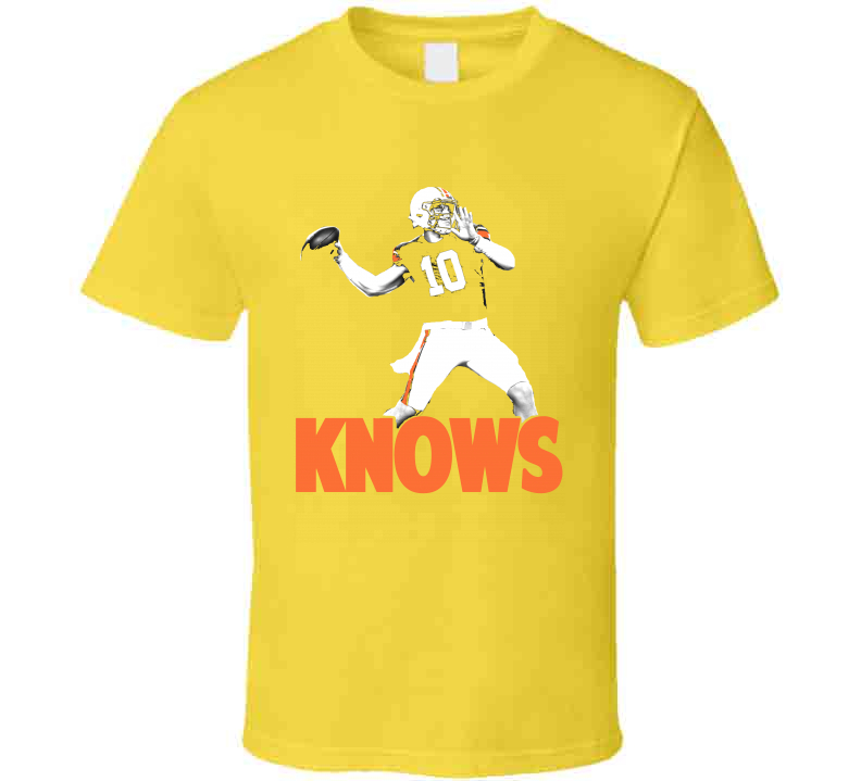 Bo Nix College Football Fan Bo Knows Parody v4 T Shirt - T-Shirts, Tank