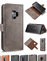 For Samsung S8 S9 J5Pro A8 2018 Wallet Leather Flip Magnetic BACK Case cover - $57.56