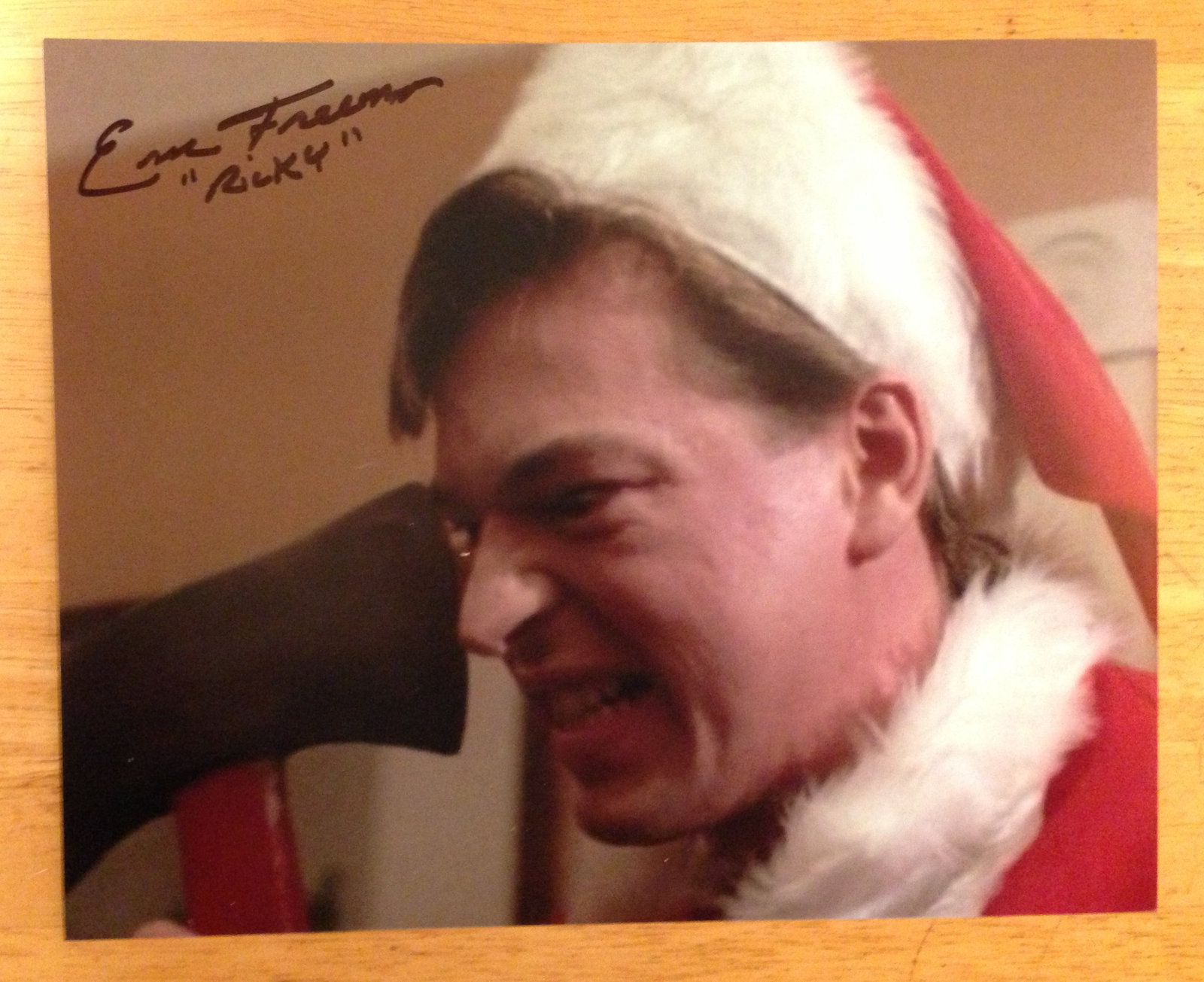 Signed 8" x 10" photograph of Eric Freeman Actor Ricky Chapman Silent Night Other