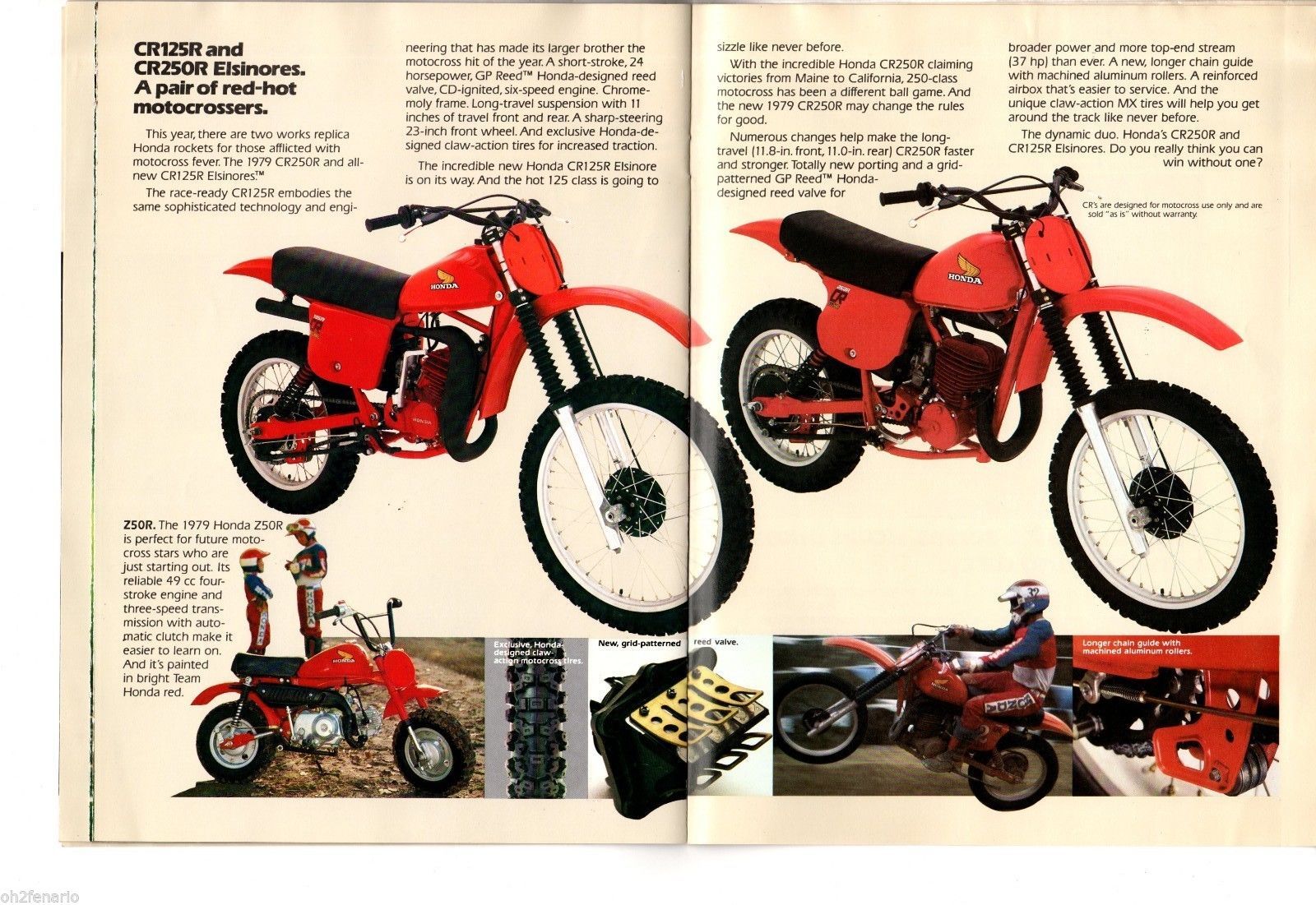 ... 1979 Honda Motorcycle Full Line Up Motorcycle ATC Moped Odyssey Sales Brochure