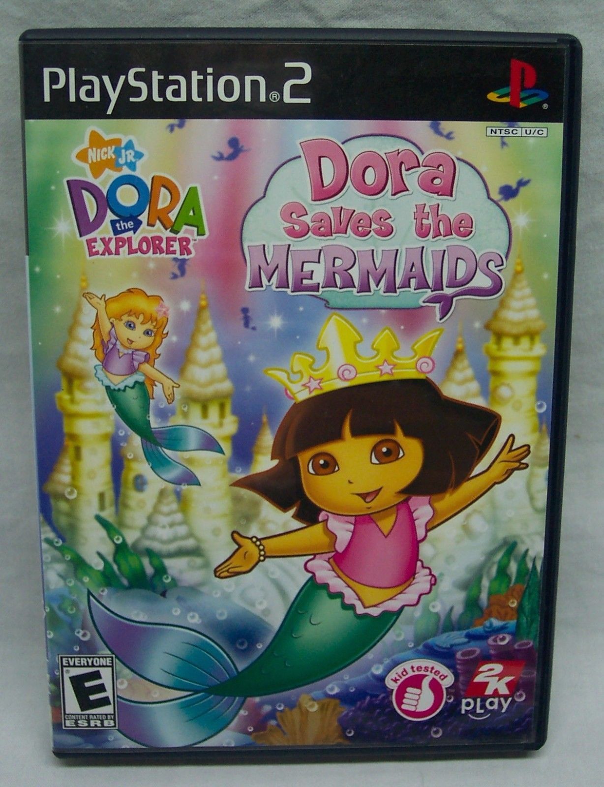 DORA THE EXPLORER Dora Saves the Mermaids Sony PlayStation 2 PS2 VIDEO ...