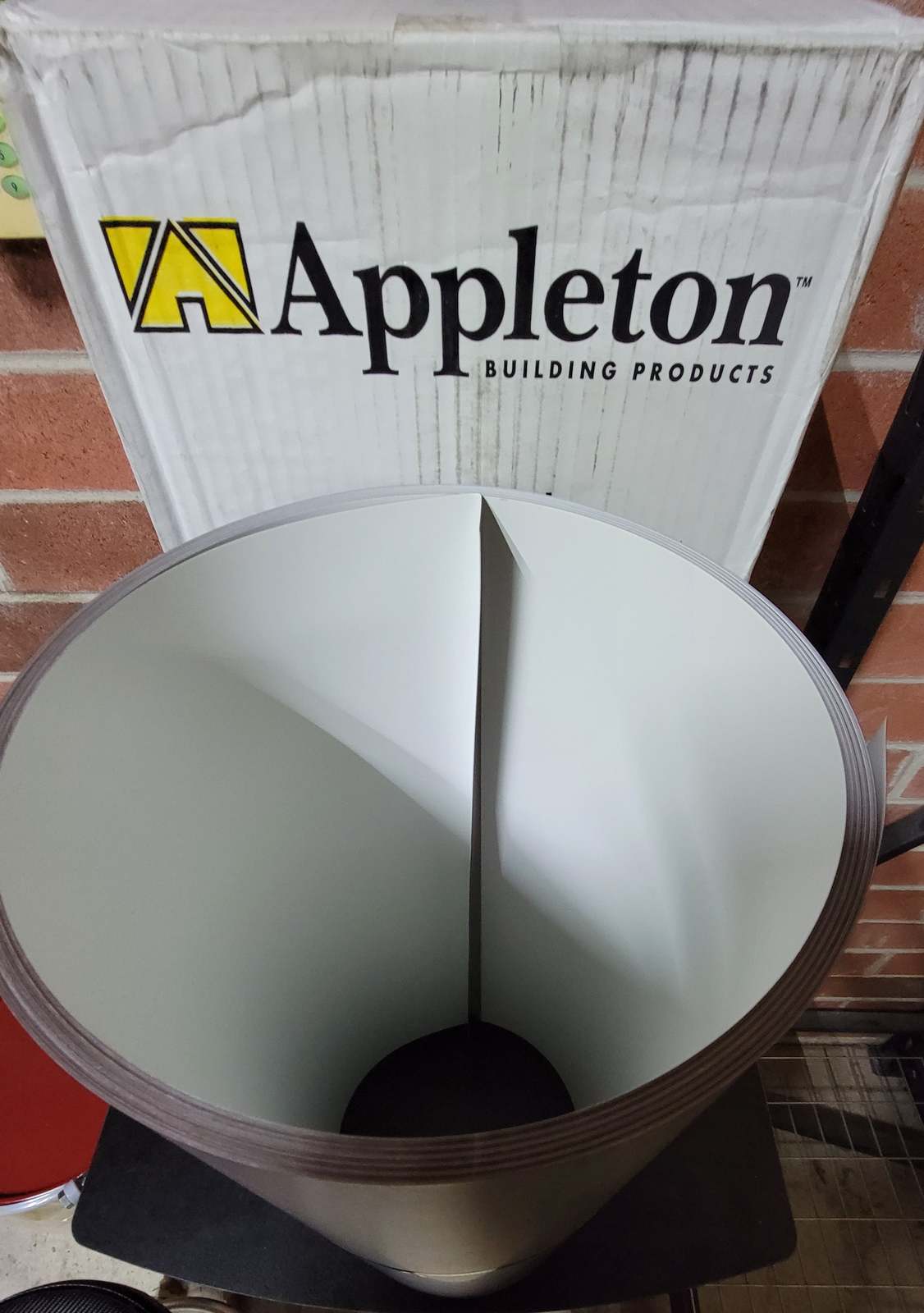Appleton Aluminum Trim Coil 24 X 50 X 019 Royal Brown White Flashing Roll Ro Roof Flashing