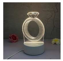 3D LED Lamp Creative Night Lights Novelty Night Lamp Table Lamp For Home 8 - $12.50